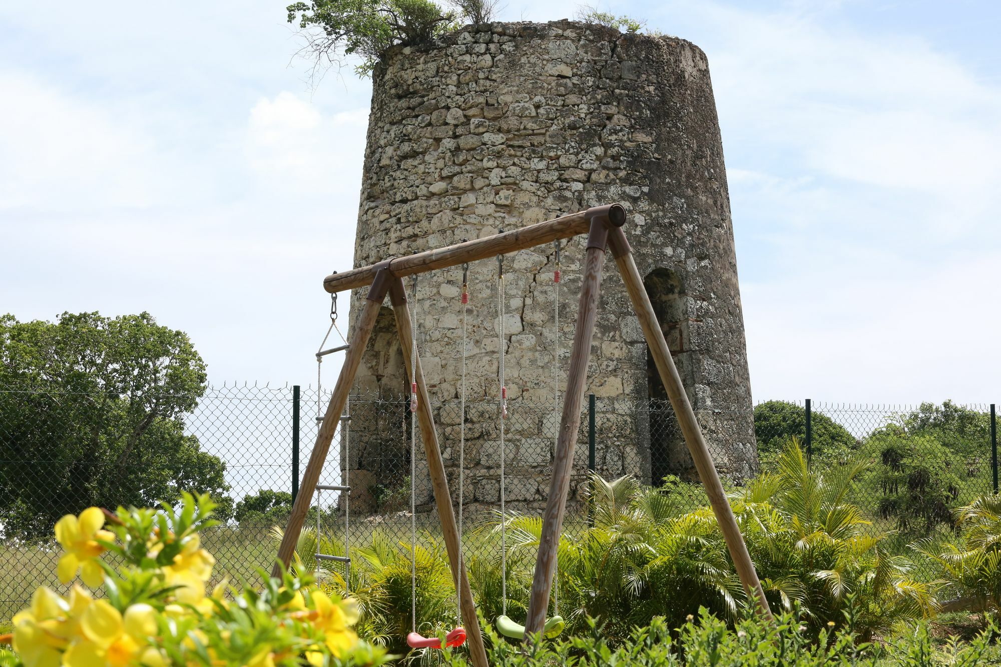 Les Palmes Du Moulin Villa Saint-Louis Buitenkant foto